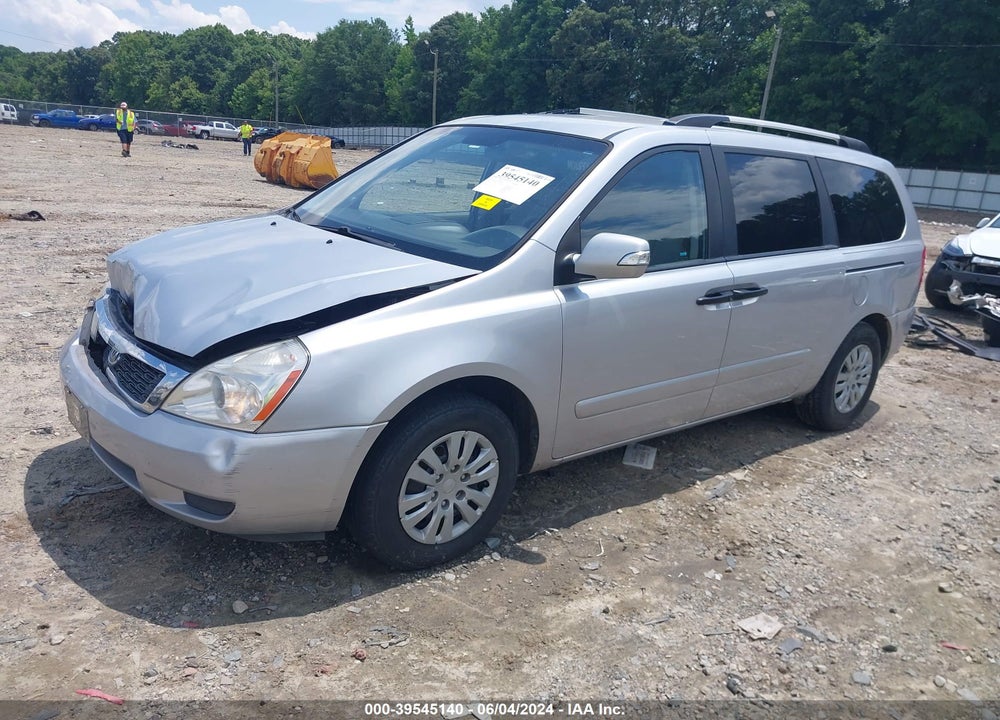 2011 KIA SEDONA LX VIN: KNDMG4C77B6370522