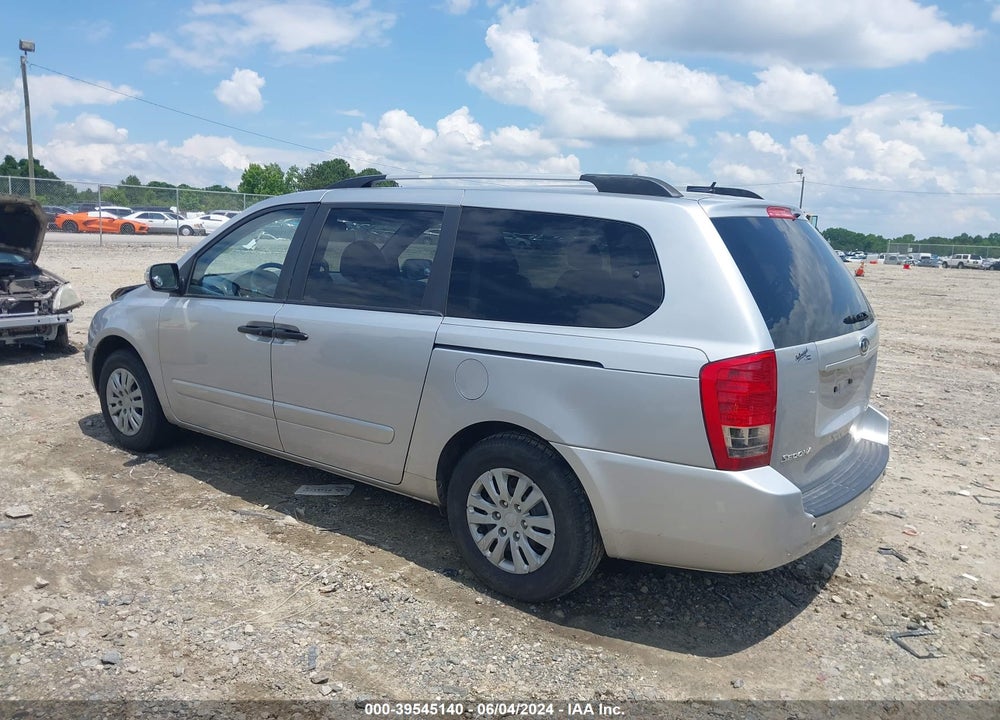 2011 KIA SEDONA LX VIN: KNDMG4C77B6370522