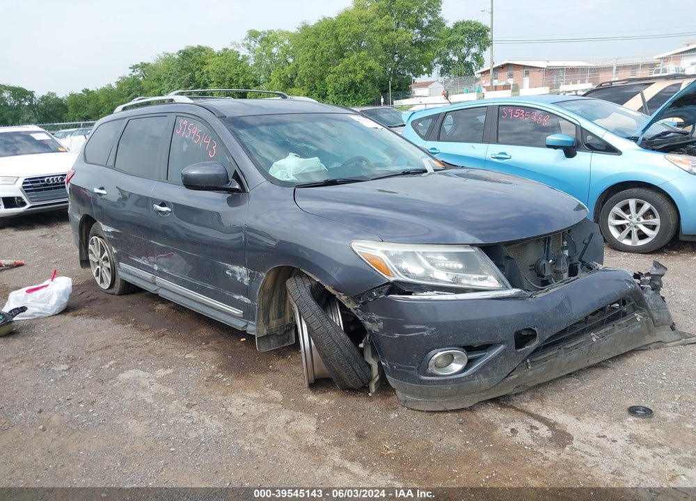 2014 NISSAN PATHFINDER SL VIN: 5N1AR2MNXEC665162