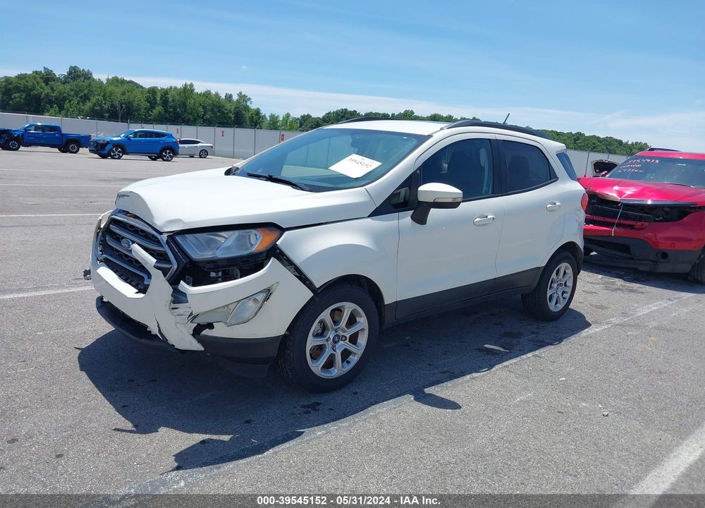 2018 FORD ECOSPORT SE VIN: MAJ3P1TE0JC201960