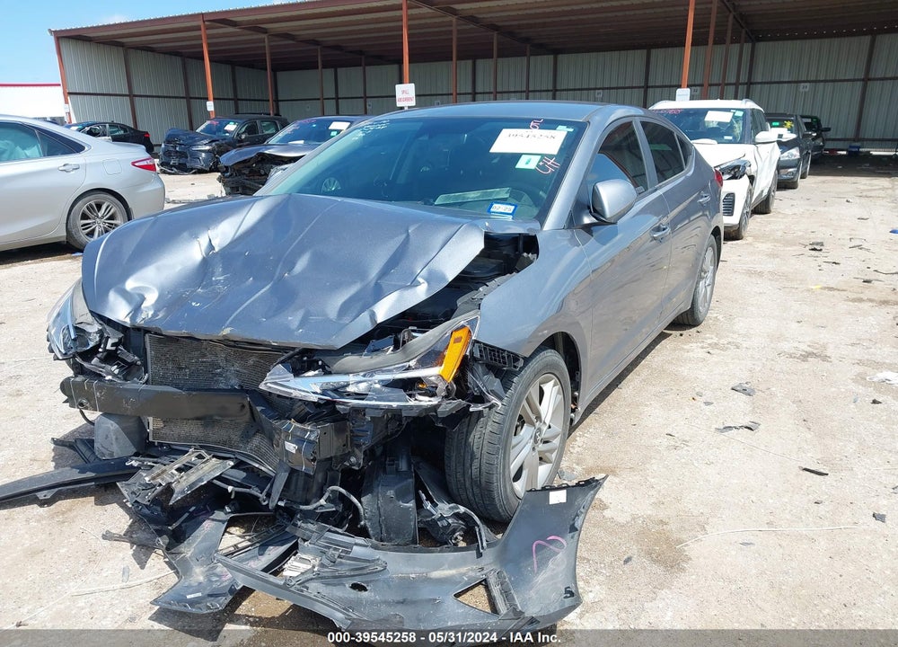 2019 HYUNDAI ELANTRA SEL VIN: KMHD84LF1KU823870