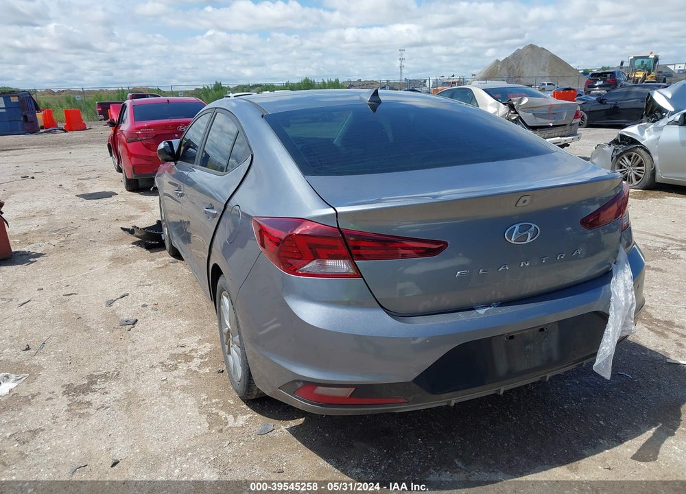 2019 HYUNDAI ELANTRA SEL VIN: KMHD84LF1KU823870