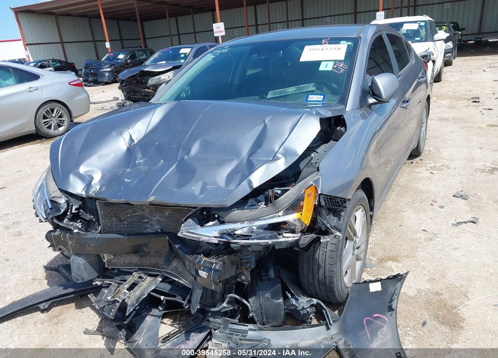 2019 HYUNDAI ELANTRA SEL VIN: KMHD84LF1KU823870