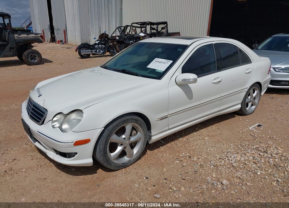 2006 MERCEDES-BENZ C 230 SPORT VIN: WDBRF52H16F828598