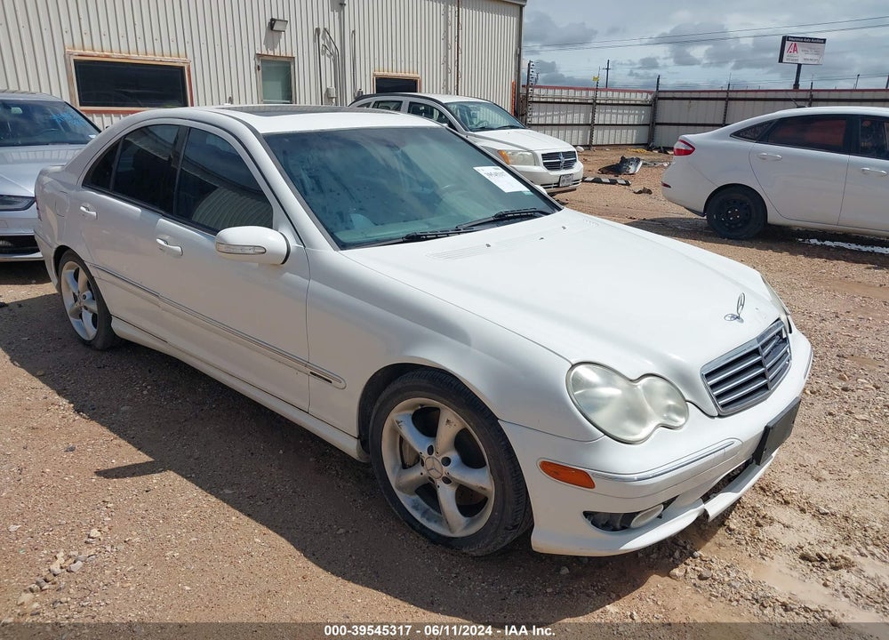 2006 MERCEDES-BENZ C 230 SPORT VIN: WDBRF52H16F828598