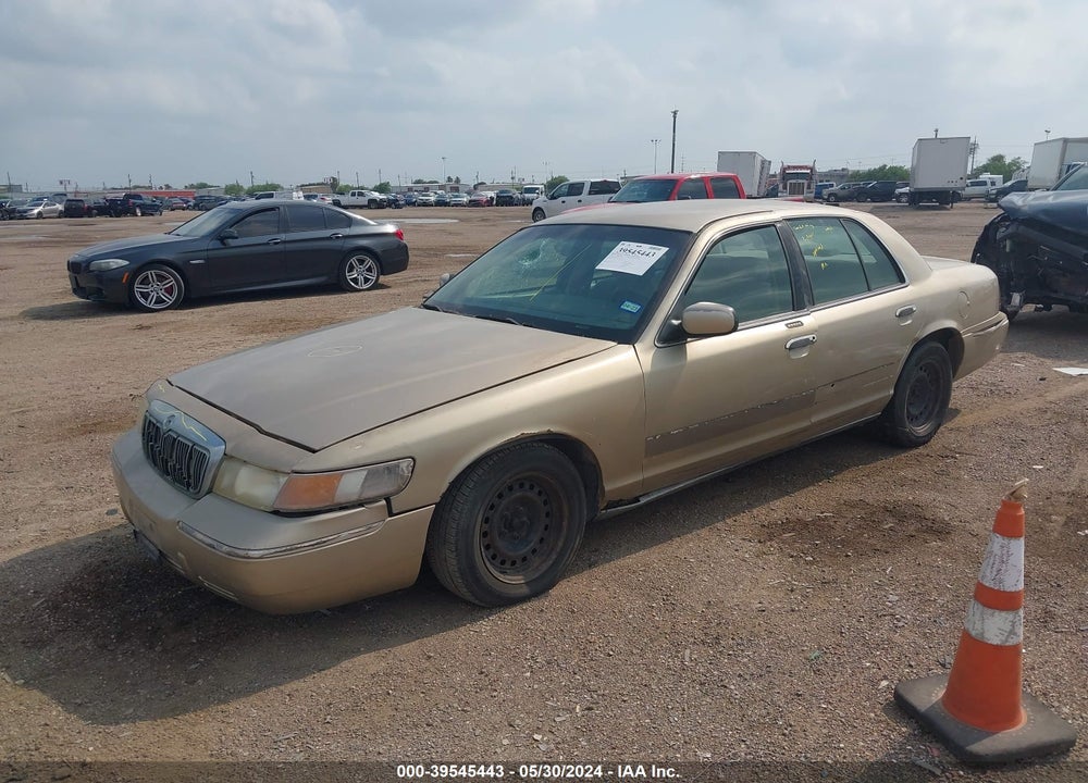 2000 MERCURY GRAND MARQUIS GS VIN: 2MEFM74W0YX639173