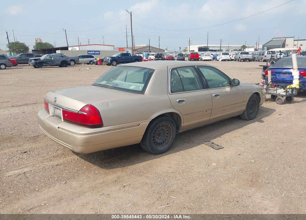 2000 MERCURY GRAND MARQUIS GS VIN: 2MEFM74W0YX639173