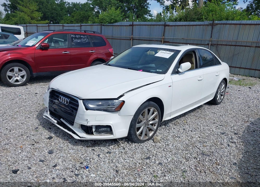2014 AUDI A4 2.0T PREMIUM VIN: WAUBFAFL7EA031064