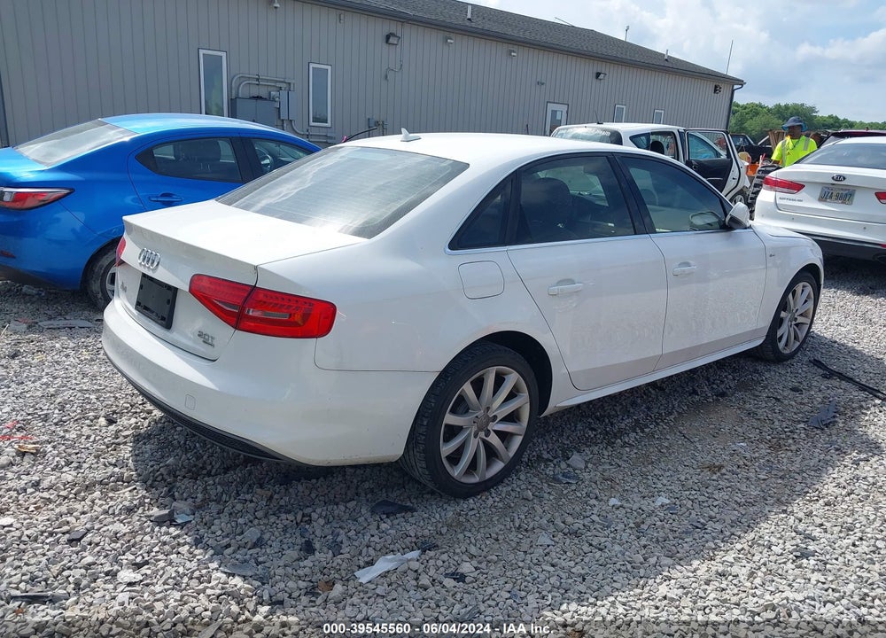 2014 AUDI A4 2.0T PREMIUM VIN: WAUBFAFL7EA031064