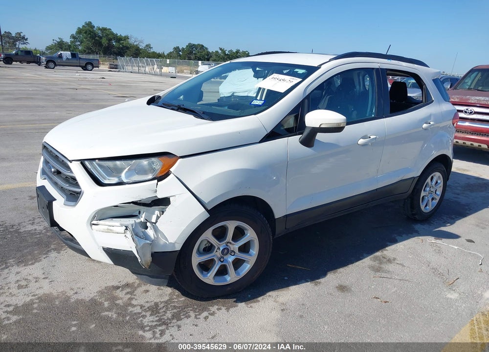 2018 FORD ECOSPORT SE VIN: MAJ3P1TE2JC227329