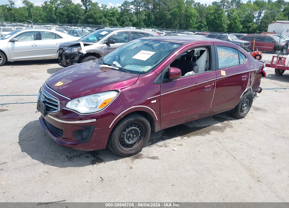 2019 MITSUBISHI MIRAGE G4 ES VIN: ML32F3FJXKHF04218