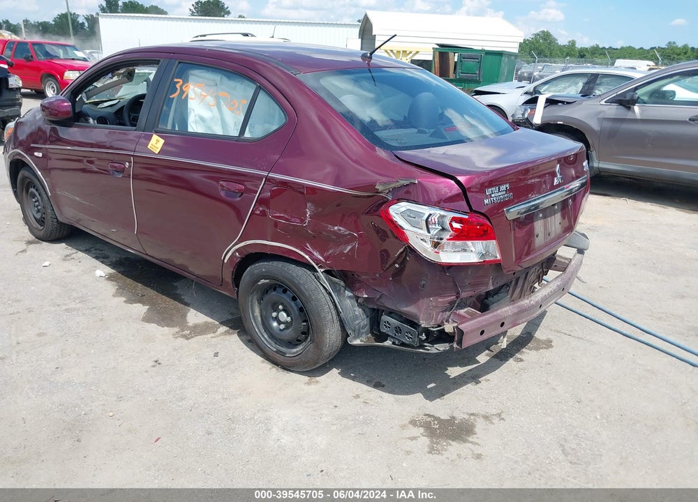 2019 MITSUBISHI MIRAGE G4 ES VIN: ML32F3FJXKHF04218