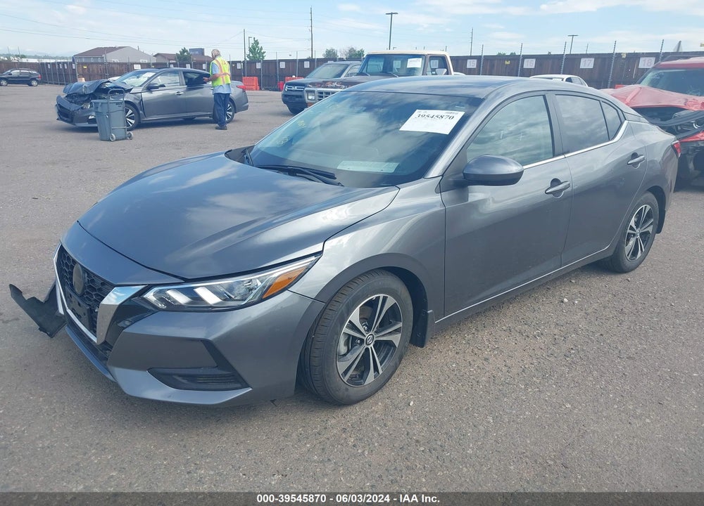 2022 NISSAN SENTRA SV XTRONIC CVT VIN: 3N1AB8CV0NY291667
