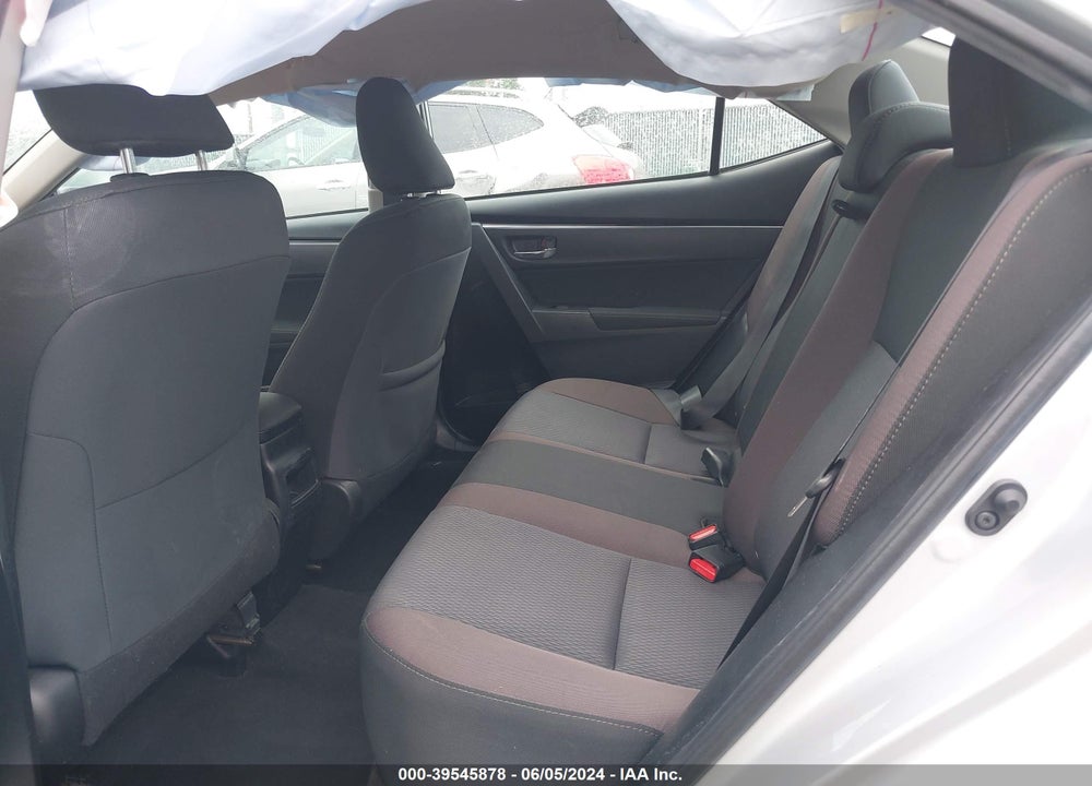 2018 TOYOTA COROLLA LE VIN: 2T1BURHE9JC072825