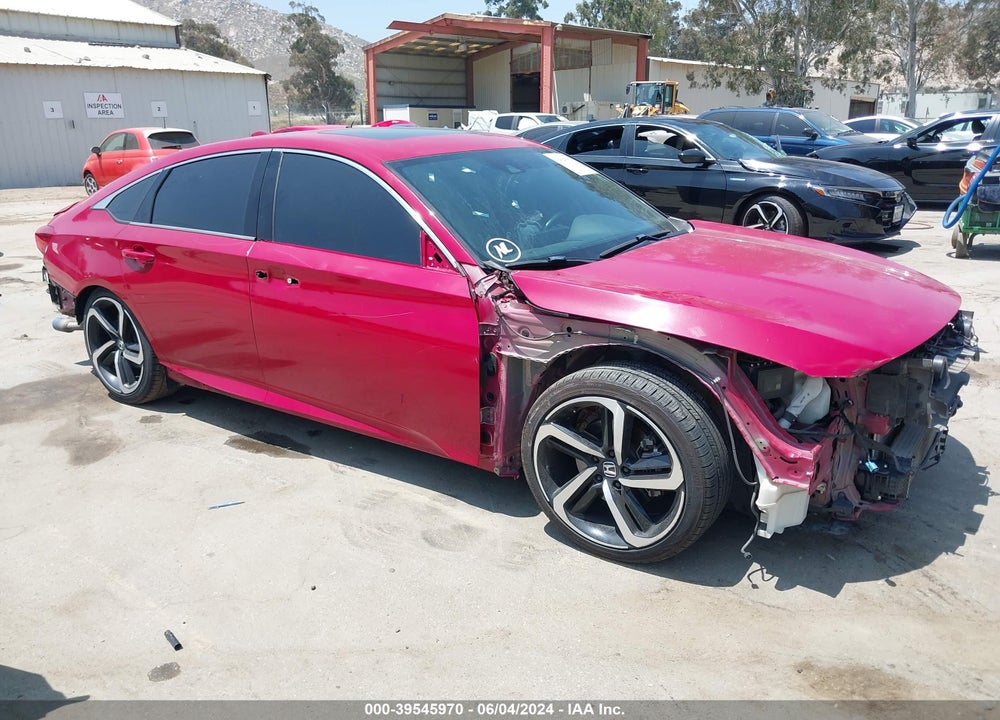 2018 HONDA ACCORD SPORT 2.0T VIN: 1HGCV2F33JA048522