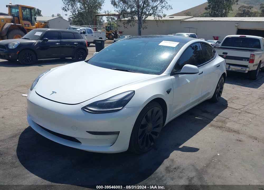 2022 TESLA MODEL 3 PERFORMANCE DUAL MOTOR ALL-WHEEL DRIVE VIN: 5YJ3E1EC7NF274392