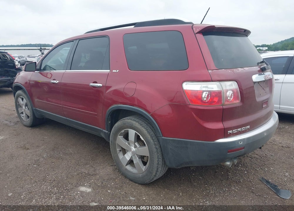 2009 GMC ACADIA SLT-2 VIN: 1GKER33D79J175658