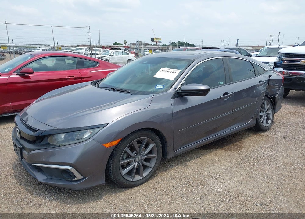 2019 HONDA CIVIC EX VIN: 19XFC1F3XKE003636