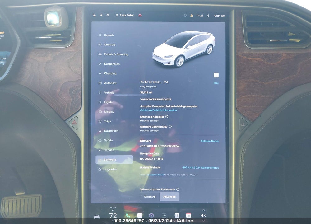 2020 TESLA MODEL X LONG RANGE DUAL MOTOR ALL-WHEEL DRIVE/LONG RANGE PLUS DUAL MOTOR ALL-WHEEL DRIVE VIN: 5YJXCDE21LF304273