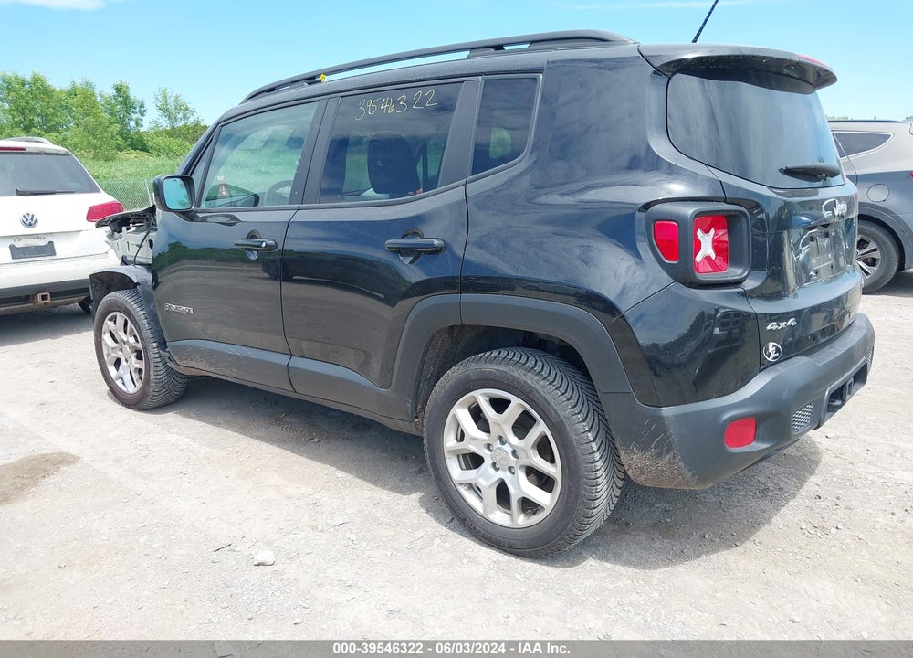 2017 JEEP RENEGADE LATITUDE 4X4 VIN: ZACCJBBB0HPF50521
