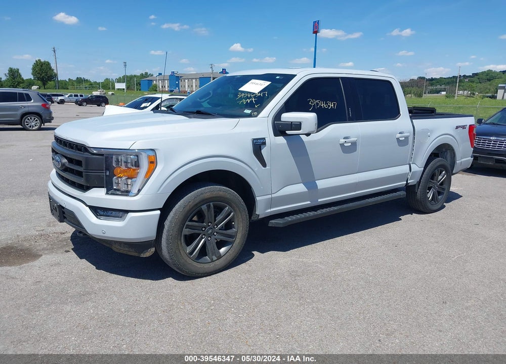 2022 FORD F-150 LARIAT VIN: 1FTFW1E53NKD39415