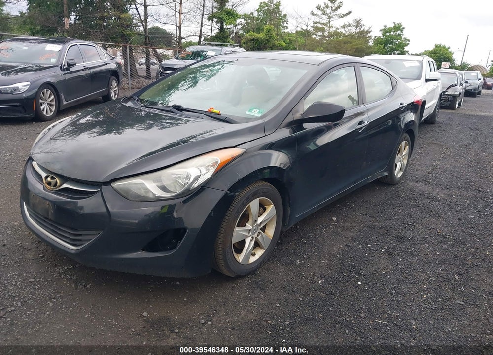 2012 HYUNDAI ELANTRA GLS VIN: 5NPDH4AE5CH093164