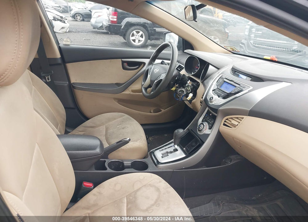 2012 HYUNDAI ELANTRA GLS VIN: 5NPDH4AE5CH093164