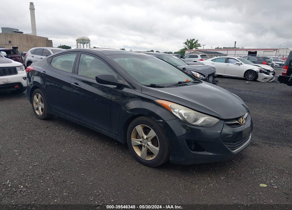 2012 HYUNDAI ELANTRA GLS VIN: 5NPDH4AE5CH093164