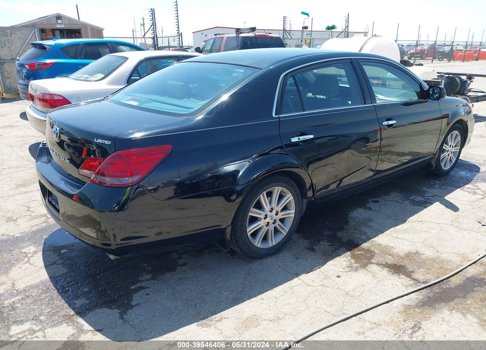 2008 TOYOTA AVALON LIMITED VIN: 4T1BK36B08U262338