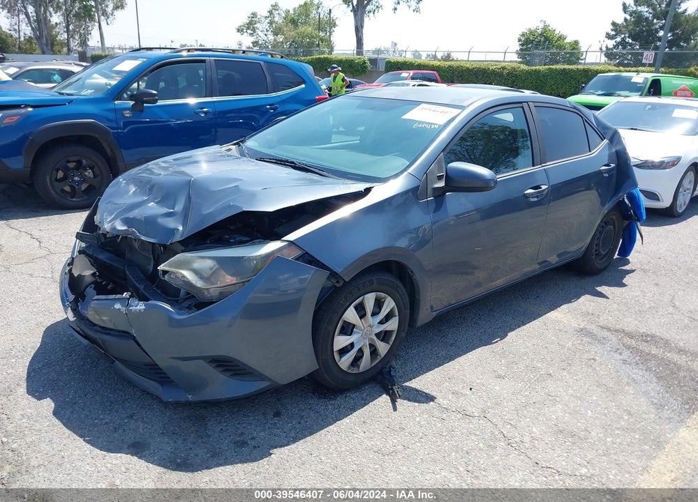 2015 TOYOTA COROLLA L VIN: 5YFBURHE1FP226886