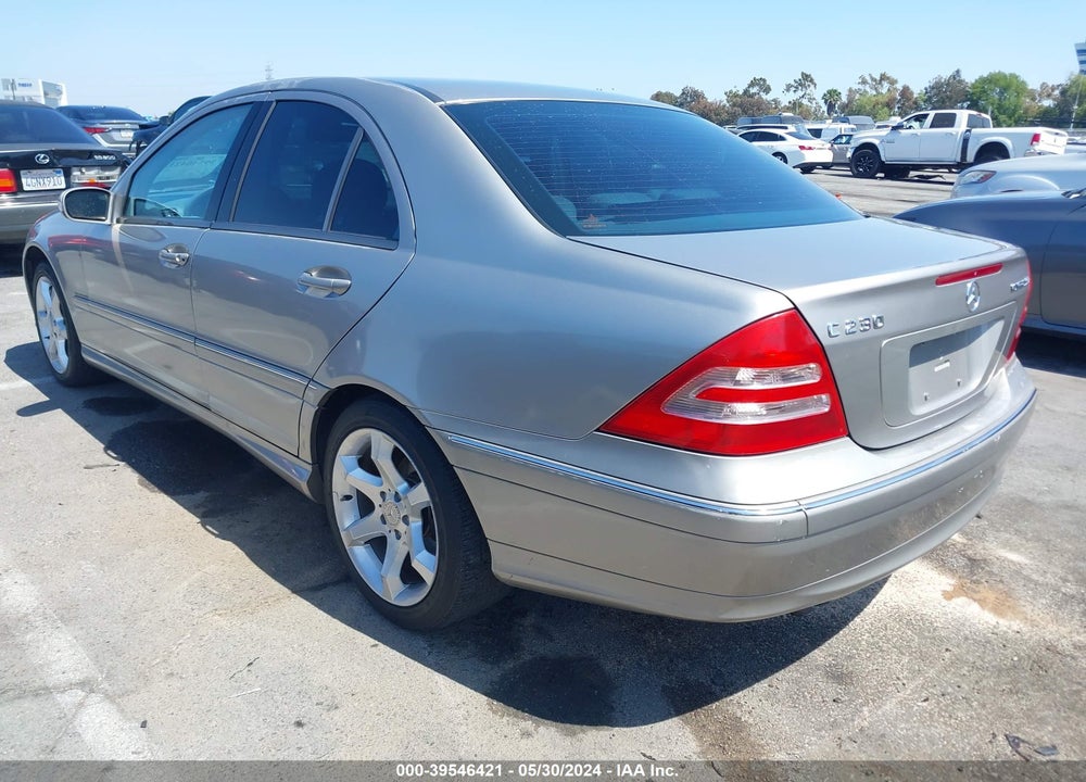 2003 MERCEDES-BENZ C 230 KOMPRESSOR SPORT VIN: WDBRF40J83F423608