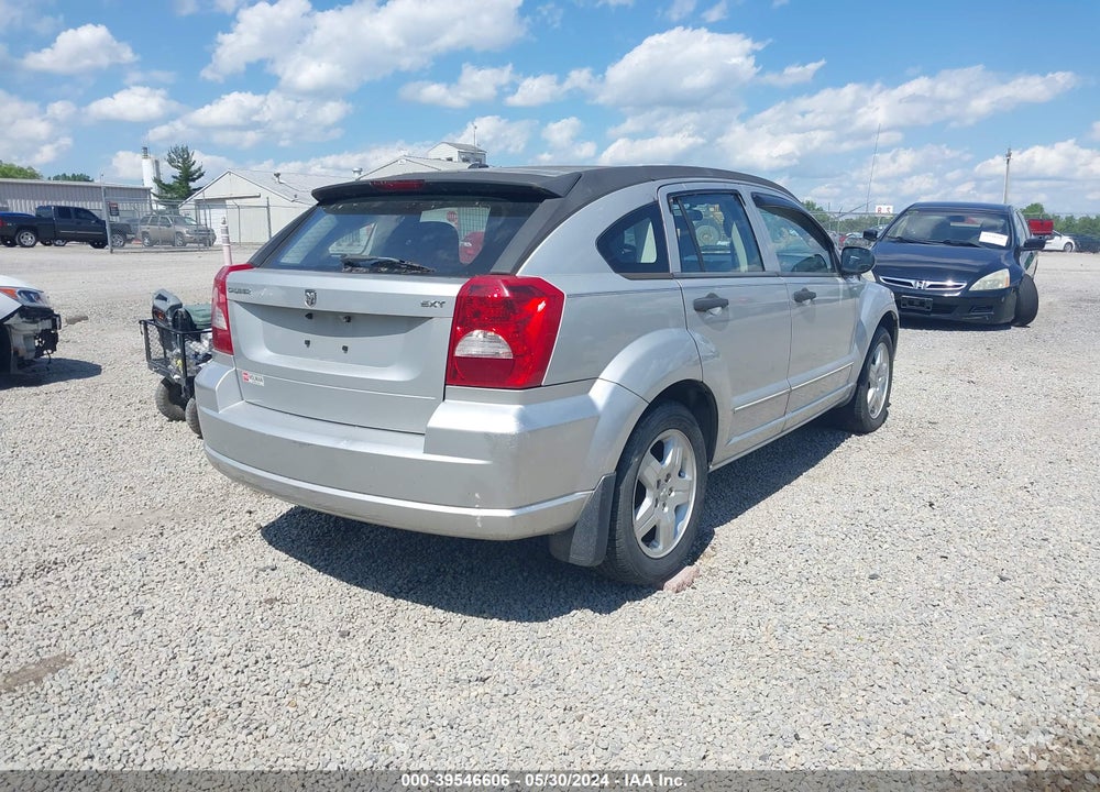 2008 DODGE CALIBER SXT VIN: 1B3HB48B18D627032