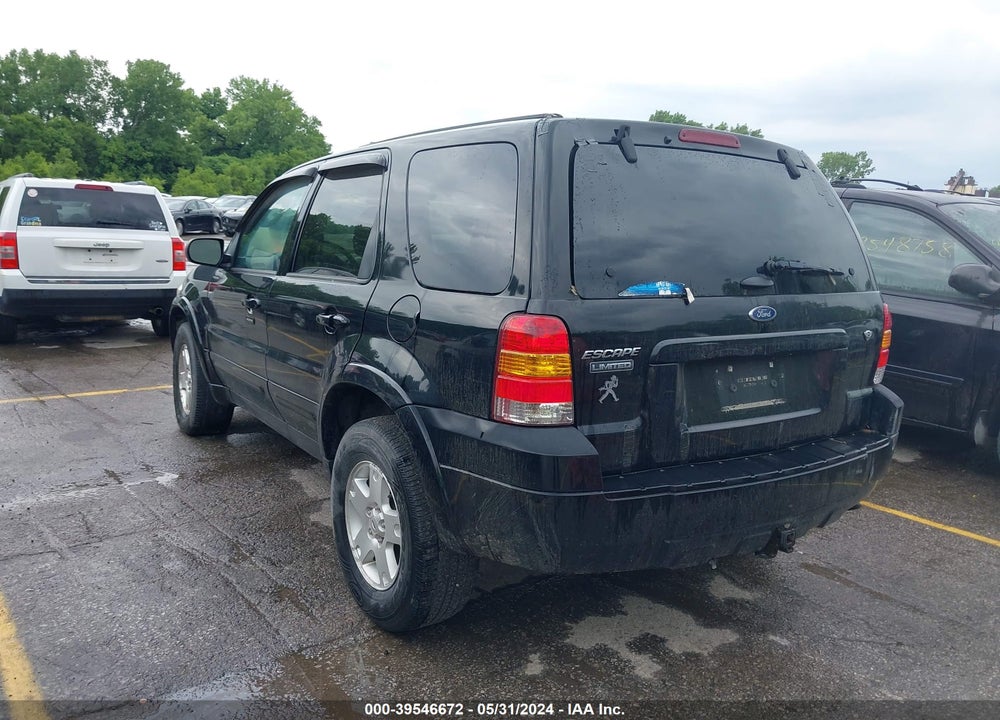 2007 FORD ESCAPE LIMITED VIN: 1FMYU041X7KA06070