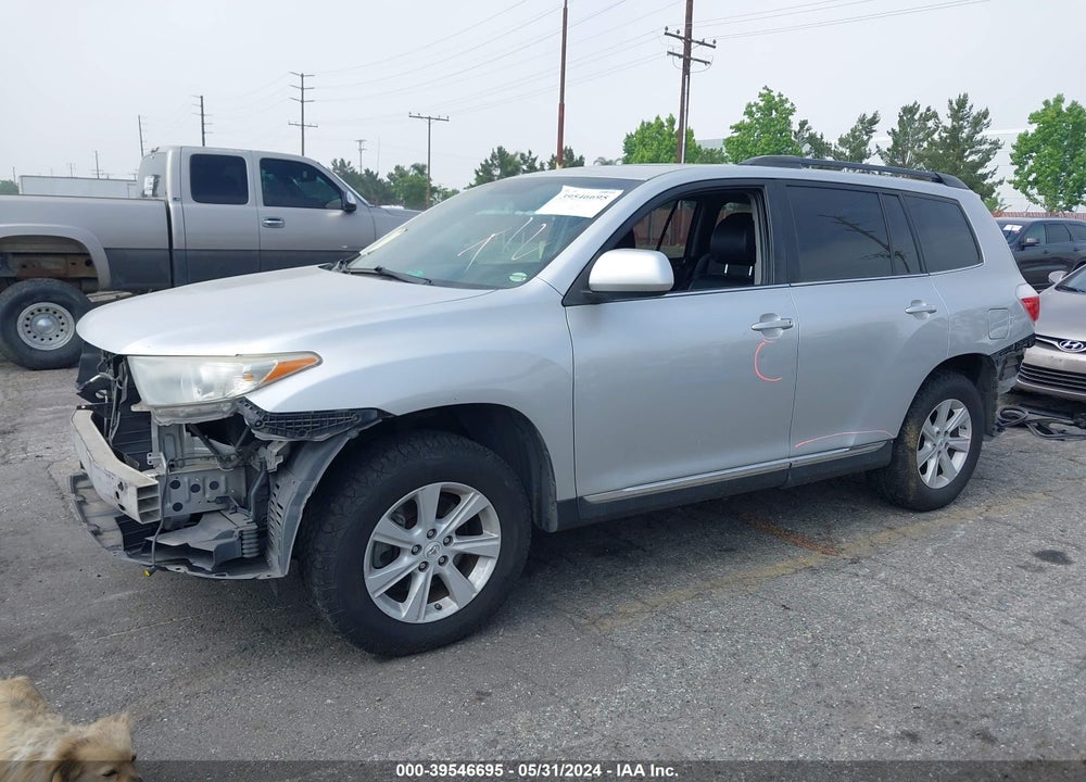 2013 TOYOTA HIGHLANDER SE V6 VIN: 5TDZK3EH9DS106905