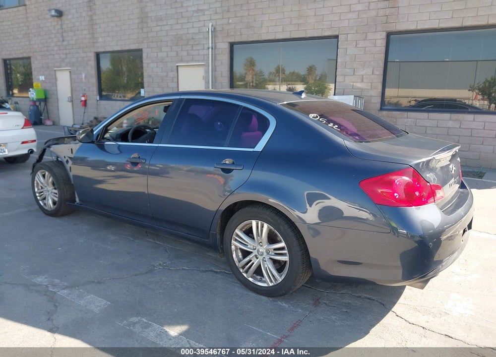2012 INFINITI G37 JOURNEY VIN: JN1CV6AP2CM625982