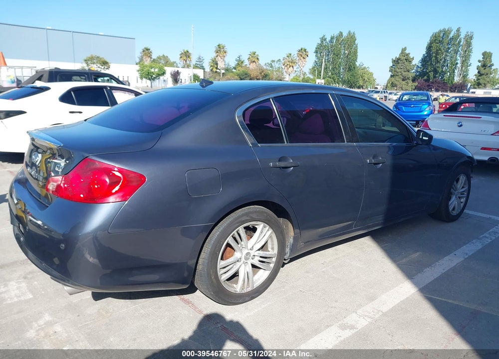 2012 INFINITI G37 JOURNEY VIN: JN1CV6AP2CM625982