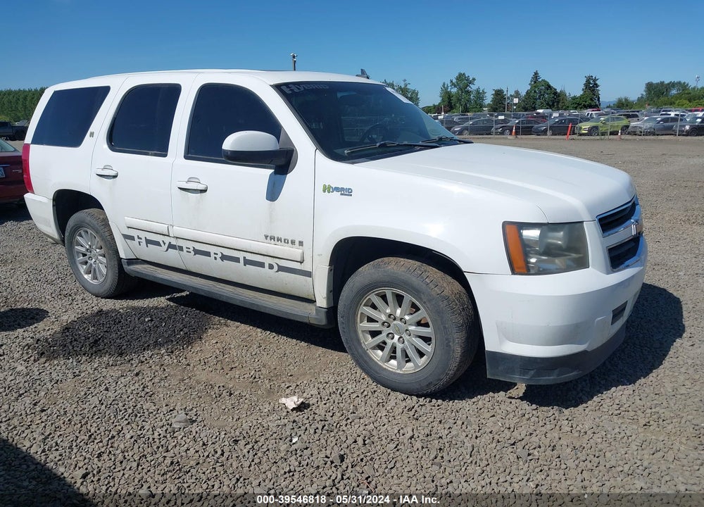 2008 CHEVROLET TAHOE HYBRID VIN: 1GNFK13598R236906