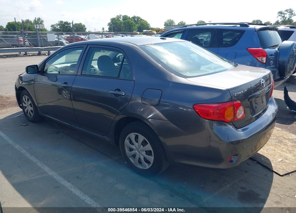 2009 TOYOTA COROLLA LE VIN: JTDBL40E69J054882