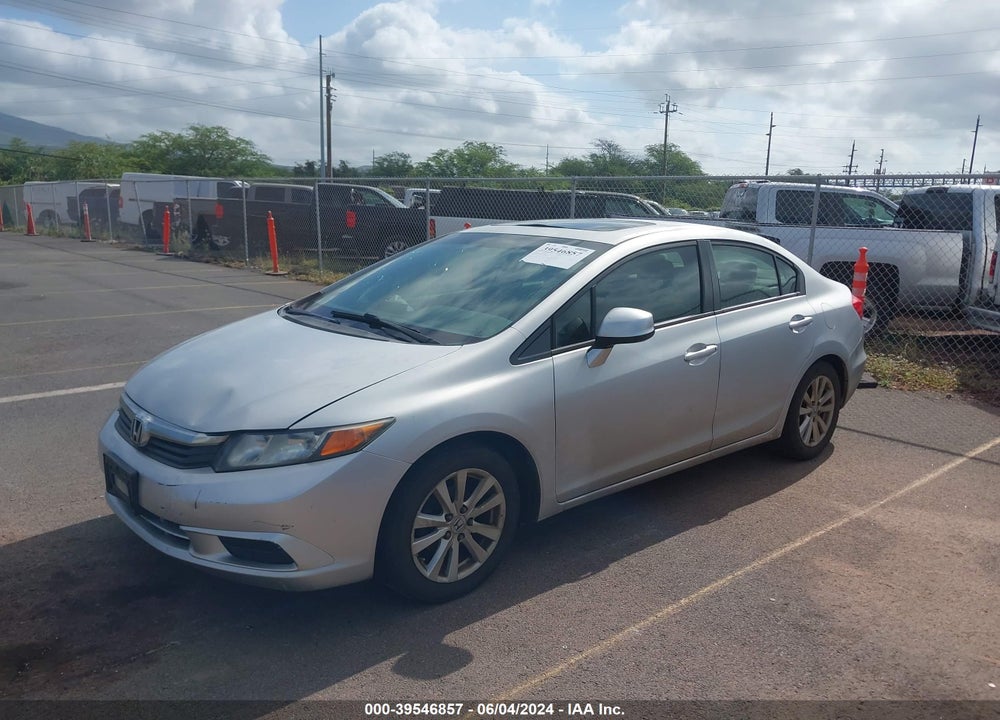 2012 HONDA CIVIC EX VIN: 2HGFB2F82CH585047