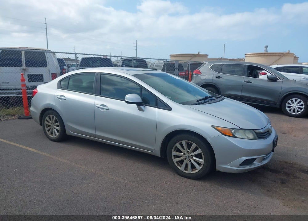 2012 HONDA CIVIC EX VIN: 2HGFB2F82CH585047