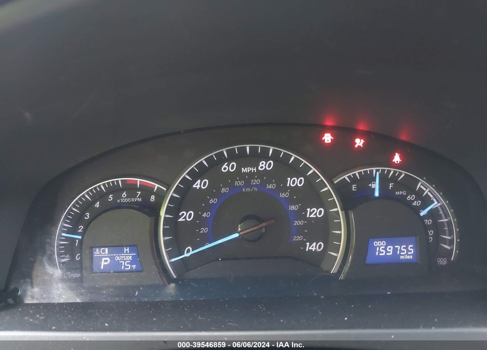 2013 TOYOTA CAMRY XLE VIN: 4T1BF1FK9DU667973