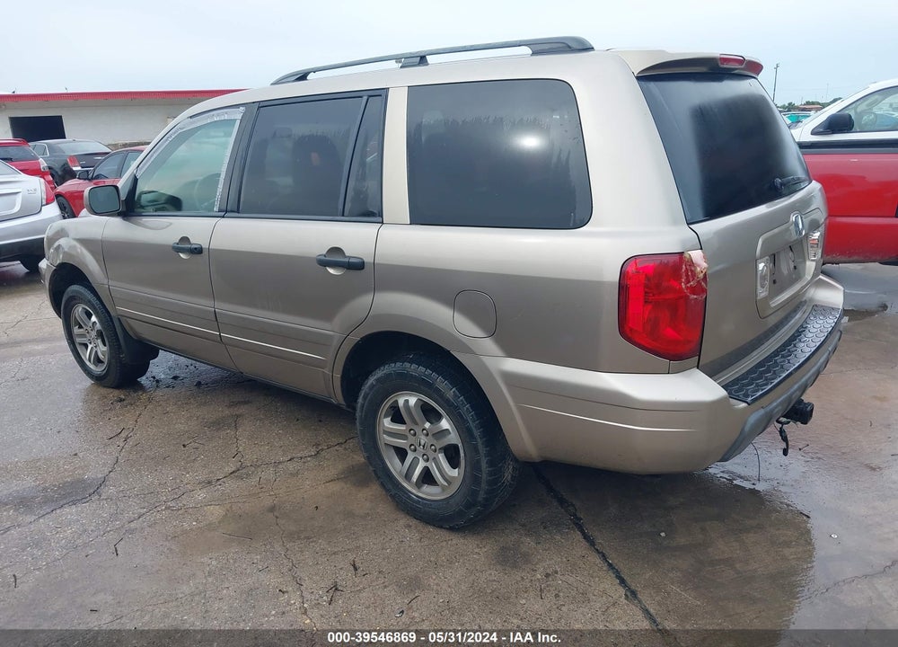 2004 HONDA PILOT EX-L VIN: 2HKYF186X4H620444