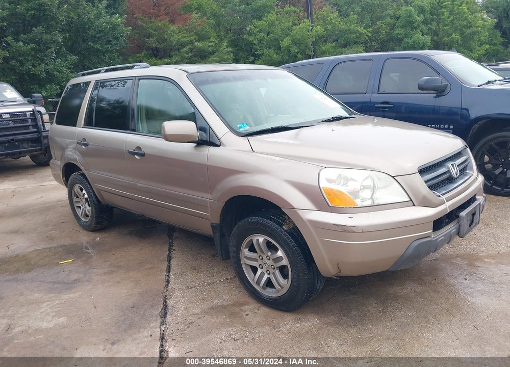 2004 HONDA PILOT EX-L VIN: 2HKYF186X4H620444
