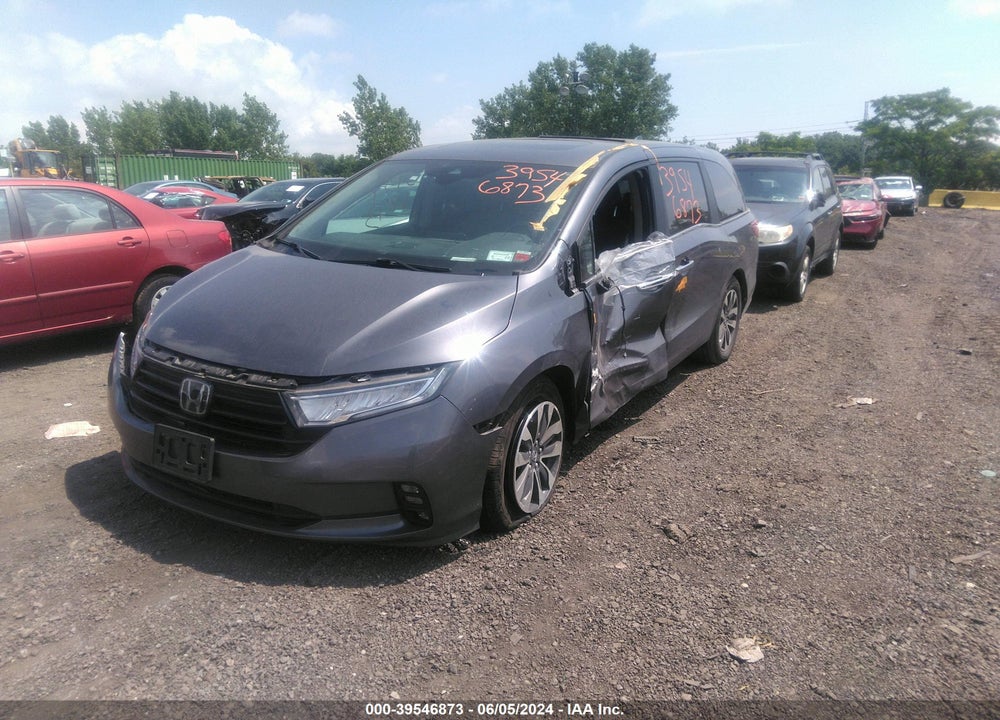 2021 HONDA ODYSSEY EX-L VIN: 5FNRL6H77MB037654