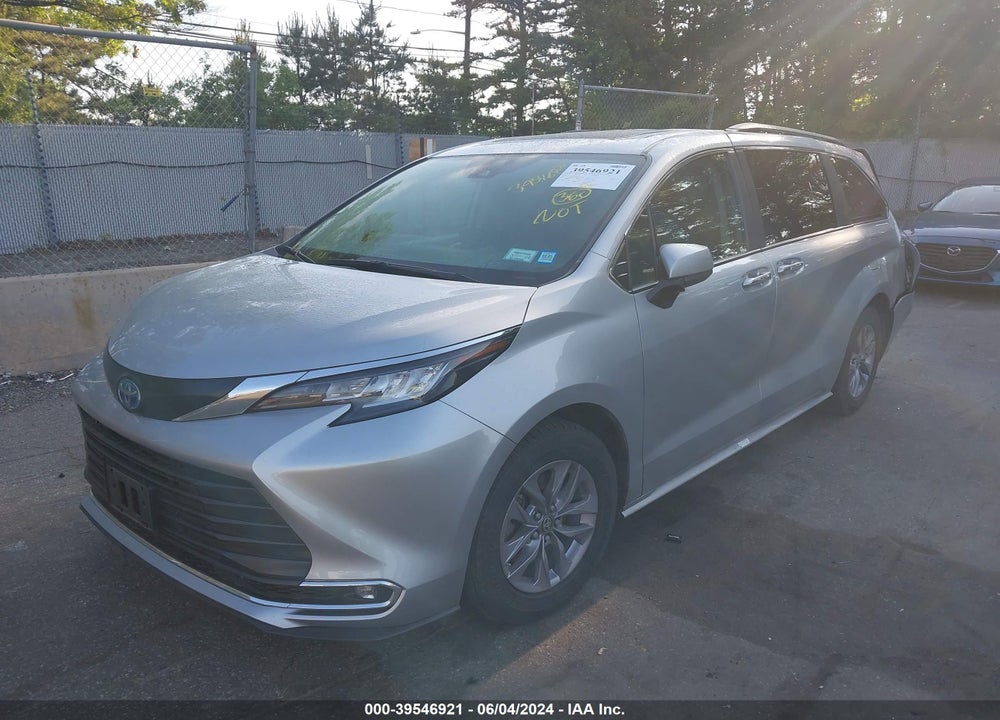 2022 TOYOTA SIENNA XLE VIN: 5TDYSKFC7NS055866