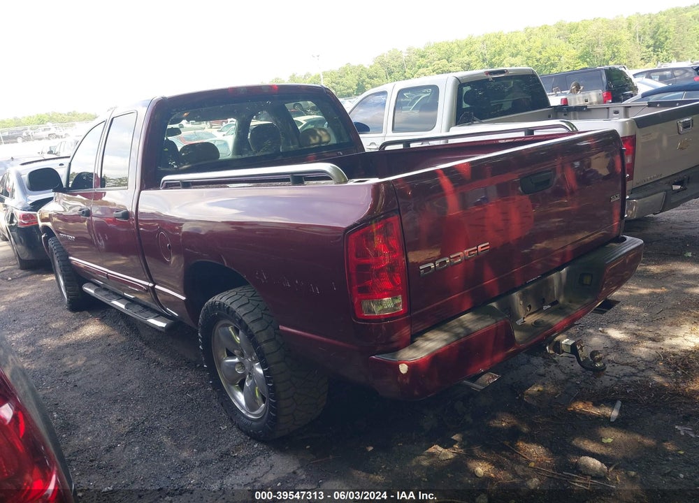 2004 DODGE RAM 1500 SLT/LARAMIE VIN: 1D7HA18D84S643189