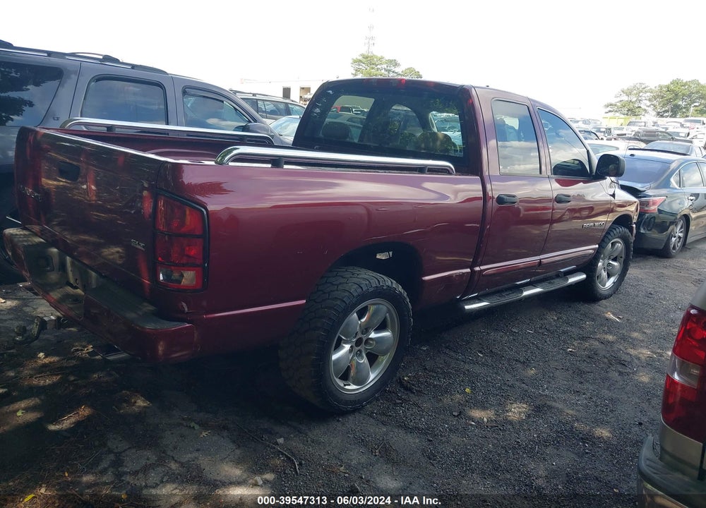 2004 DODGE RAM 1500 SLT/LARAMIE VIN: 1D7HA18D84S643189