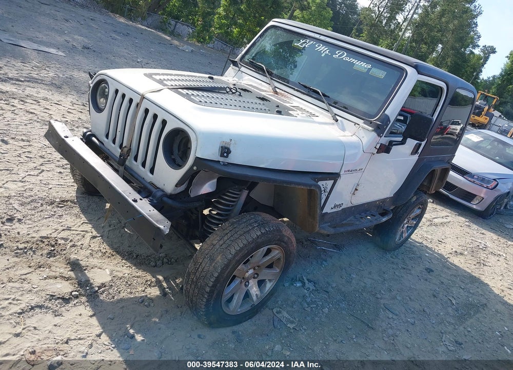 1997 JEEP WRANGLER SE VIN: 1J4FY29P7VP505573