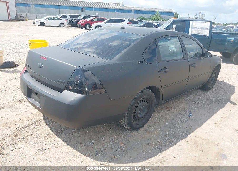 2007 CHEVROLET IMPALA LS VIN: 2G1WB58K579235090