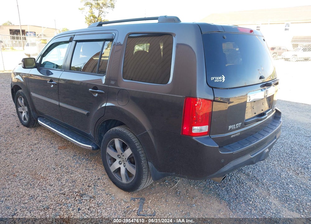 2013 HONDA PILOT TOURING VIN: 5FNYF4H99DB018399